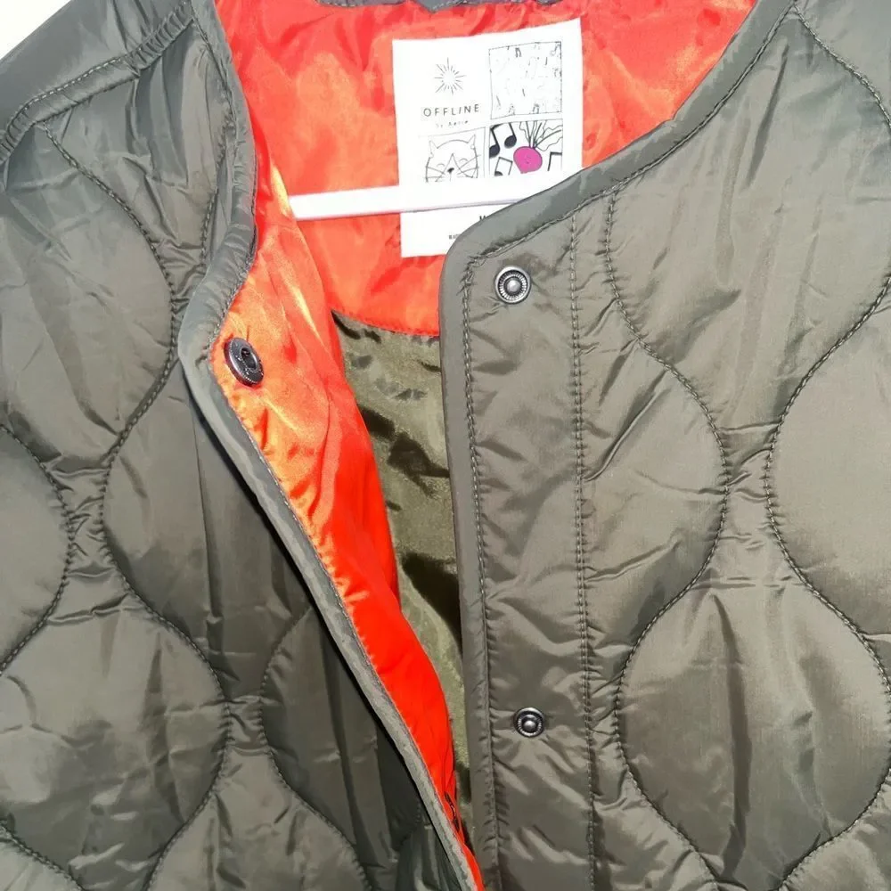 NWT Aerie Bomber Jacket - Picture 4 of 7